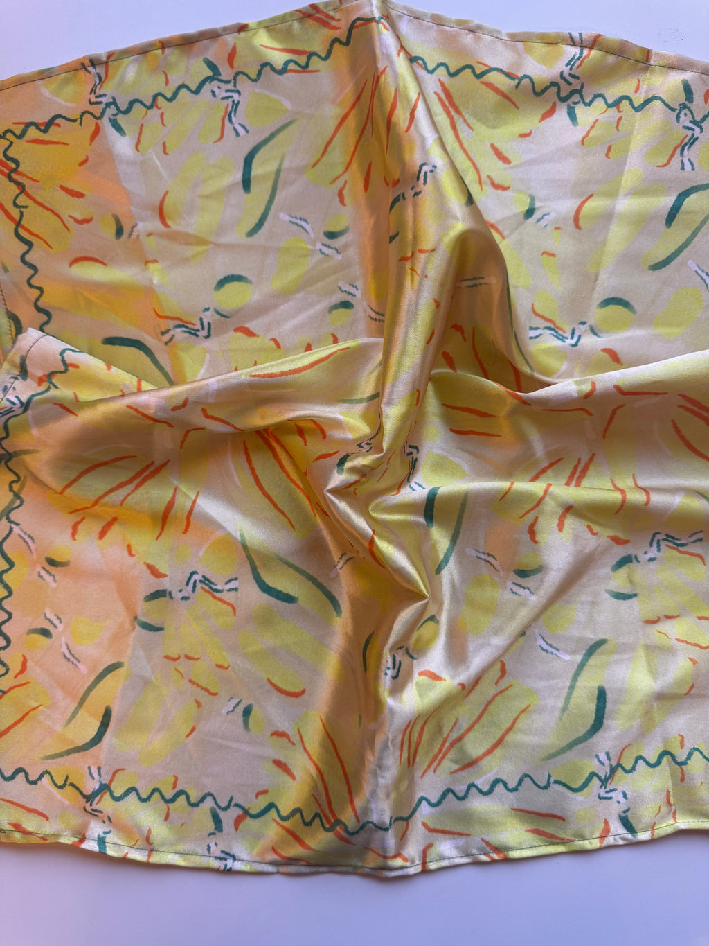 Butterfly skin Scarf with Removable Ribbon ties