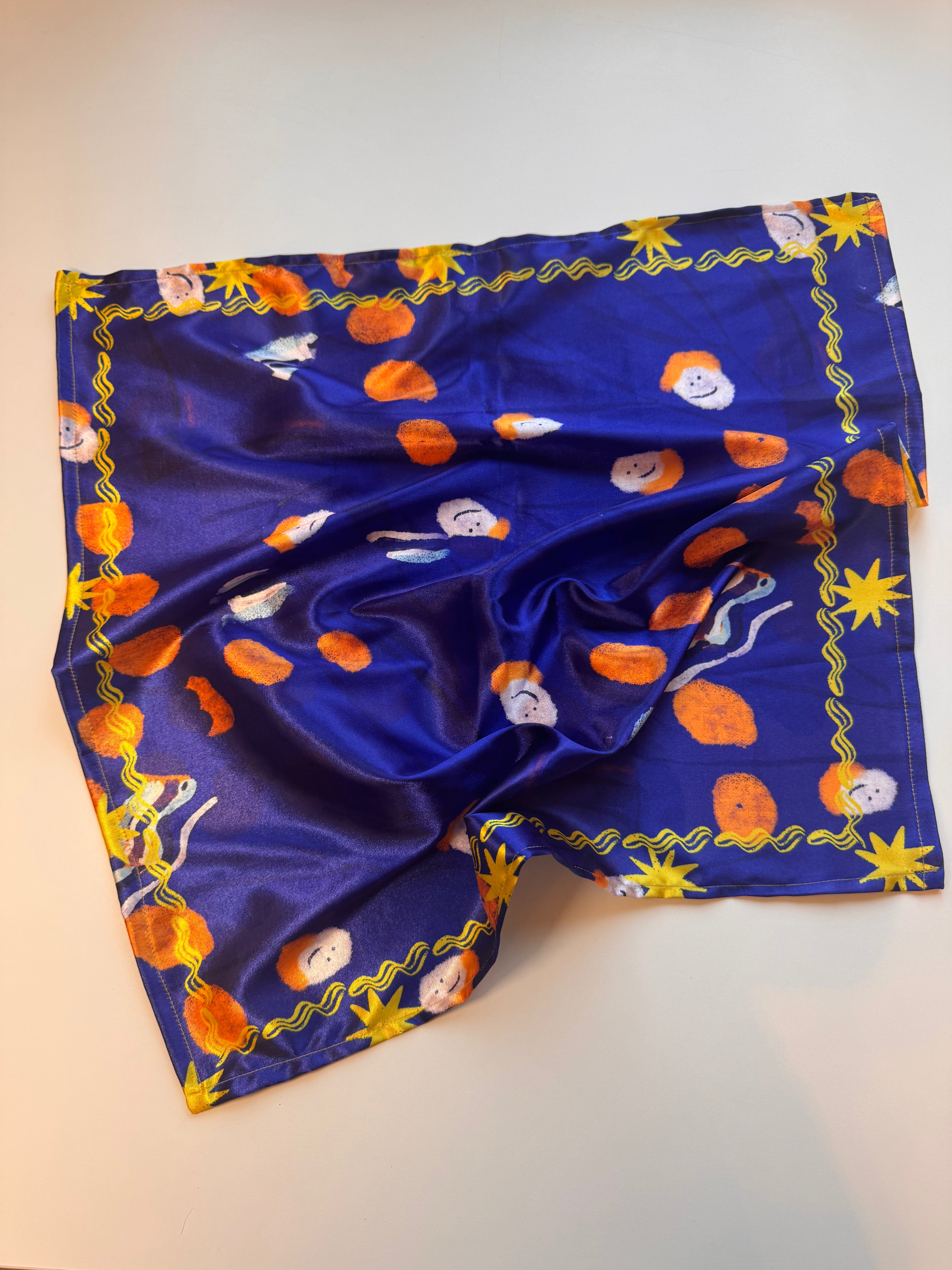 Butterfly zoom Scarf (without ribbon ties)