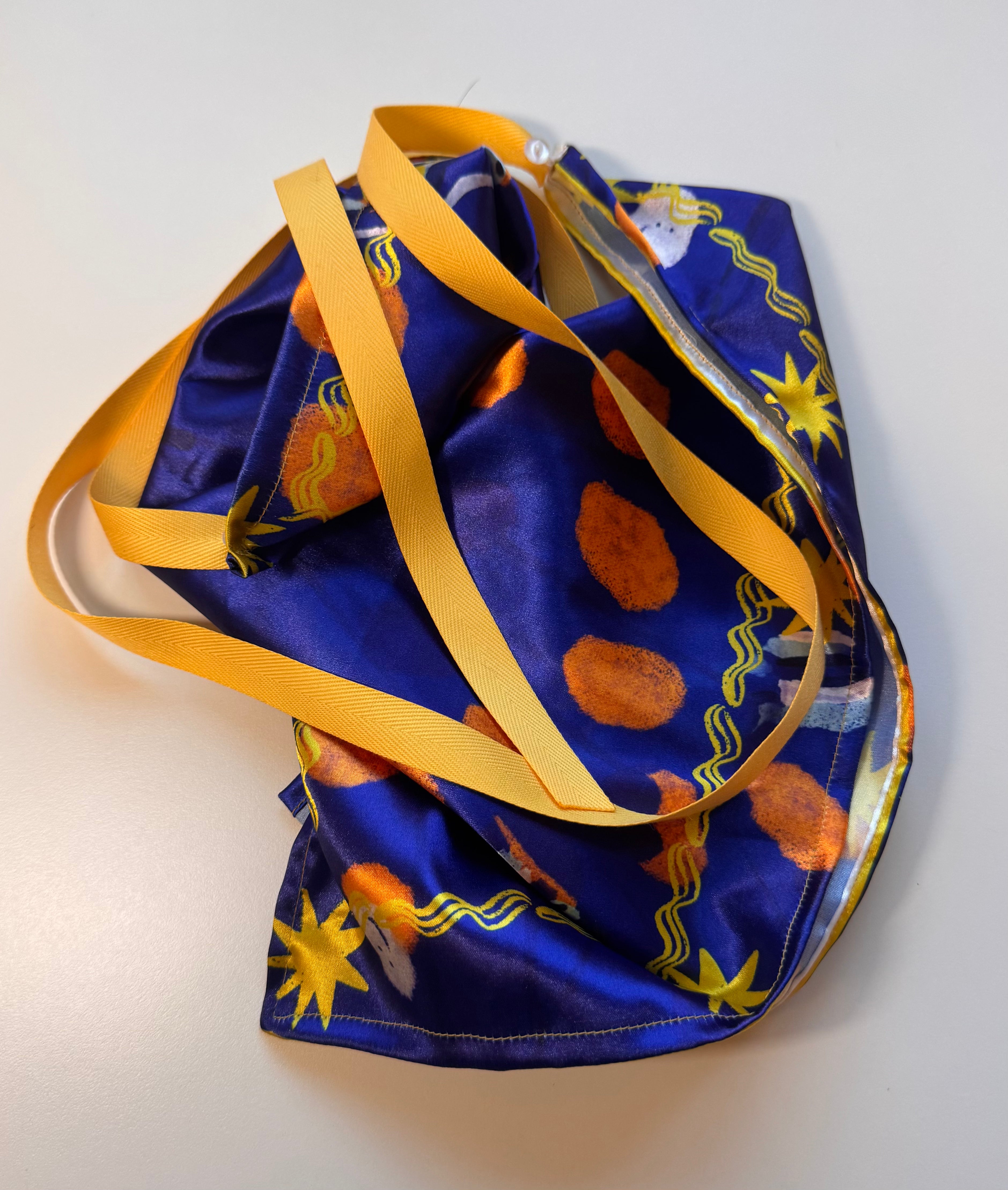 Butterfly zoom Scarf with Removable Ribbon ties