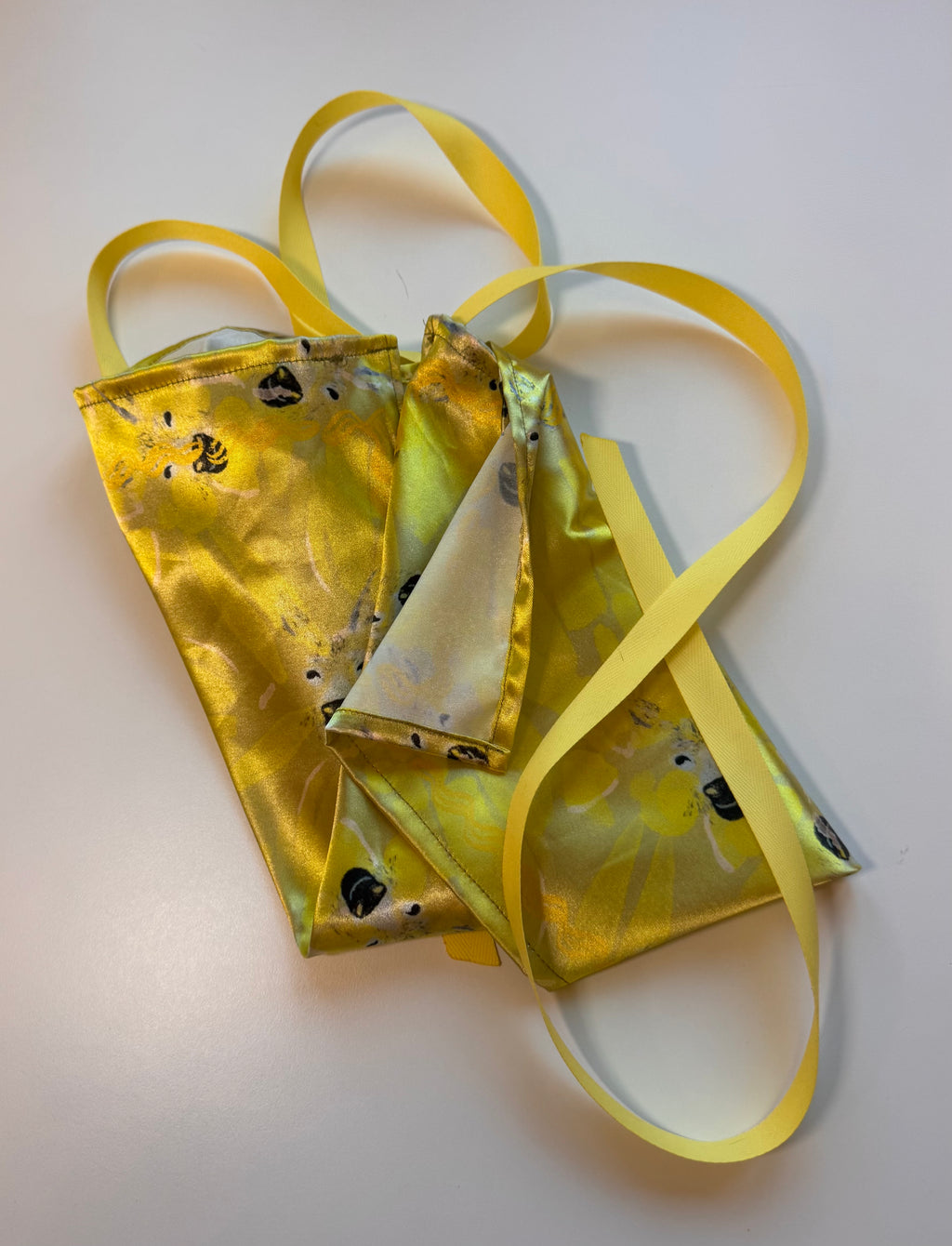 A donkey butterfly Scarf with Removable Ribbon ties
