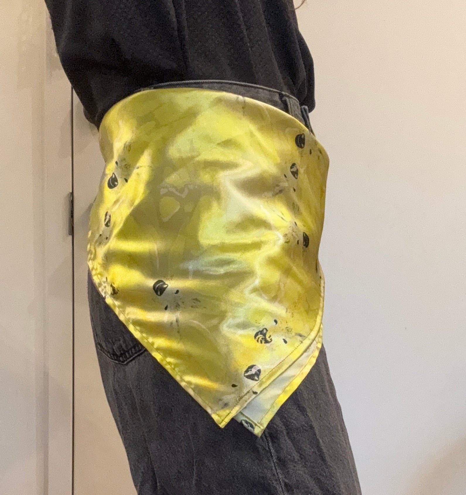 A donkey butterfly Scarf with Removable Ribbon ties