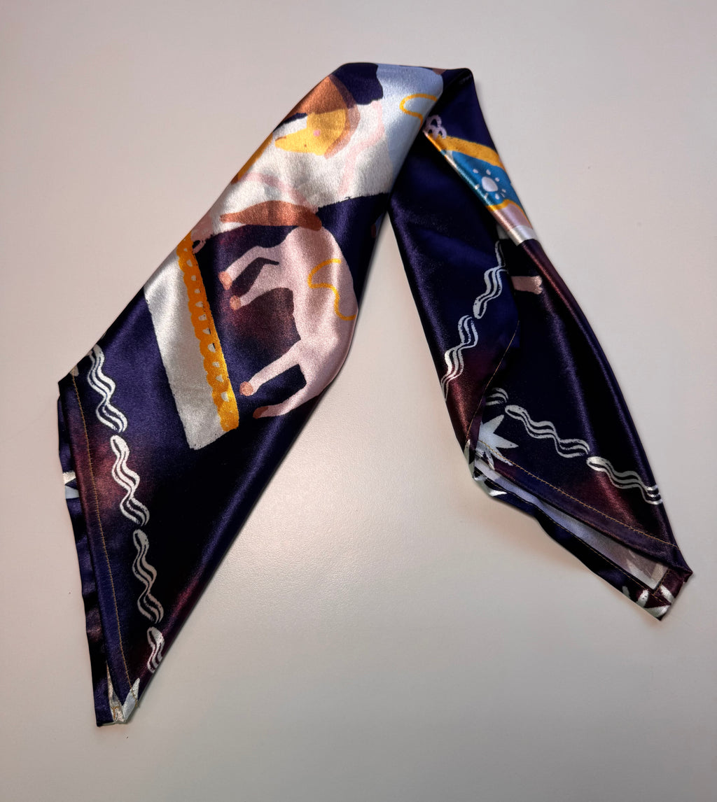 Carousel Scarf (without ribbon ties)