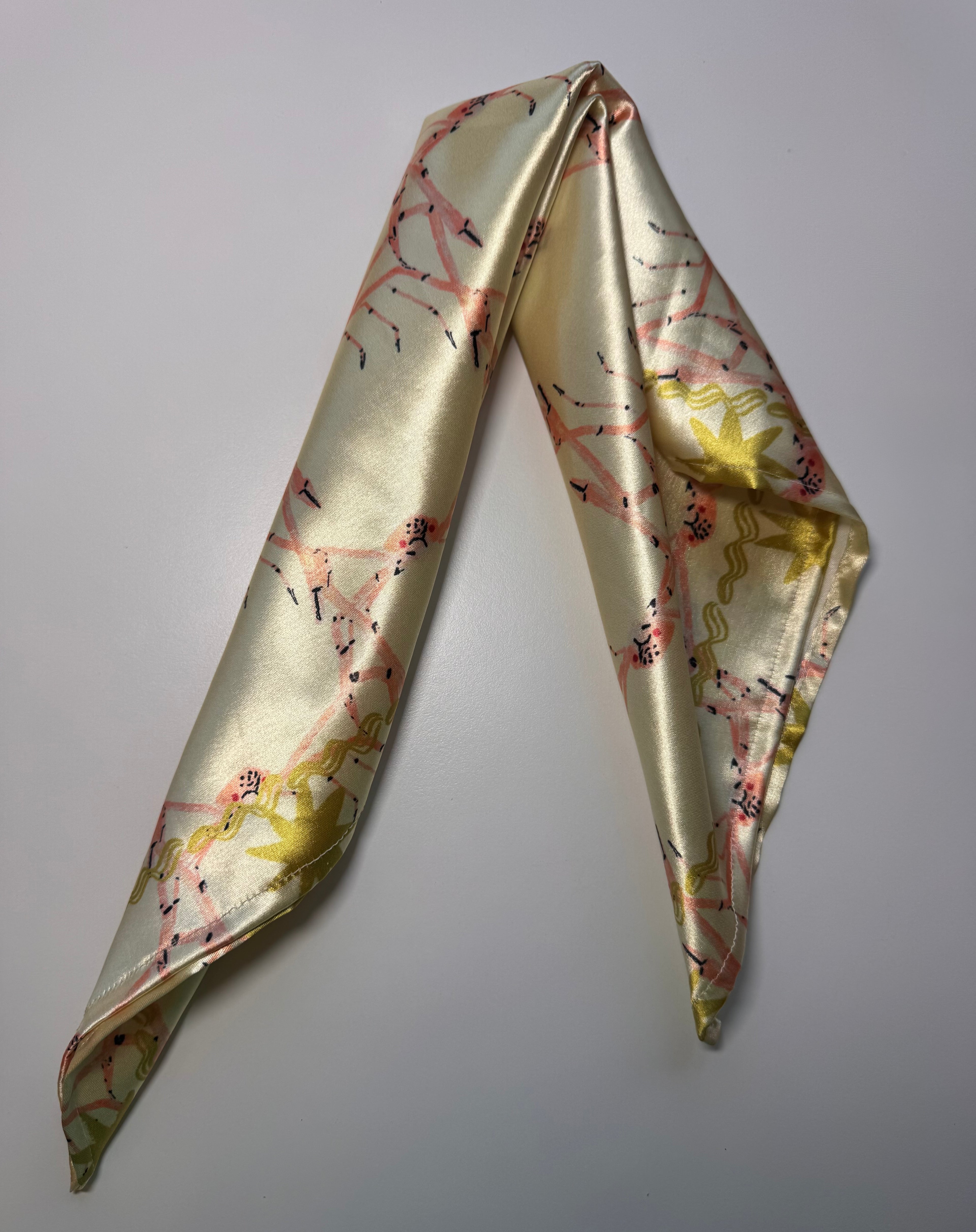 Crab Multifunctional Scarf (without ribbon ties)