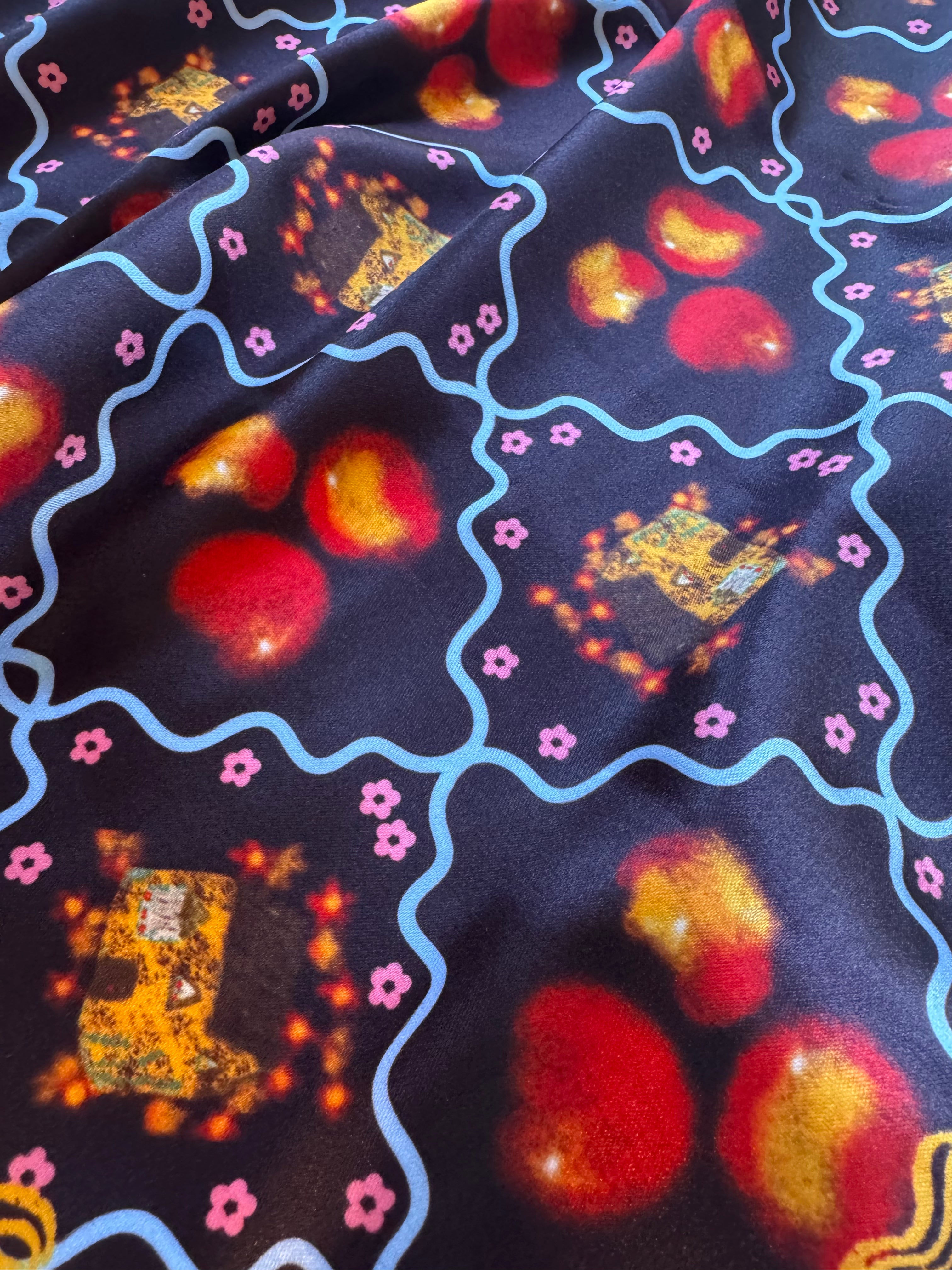 Peach House Scarf (without ribbon ties)