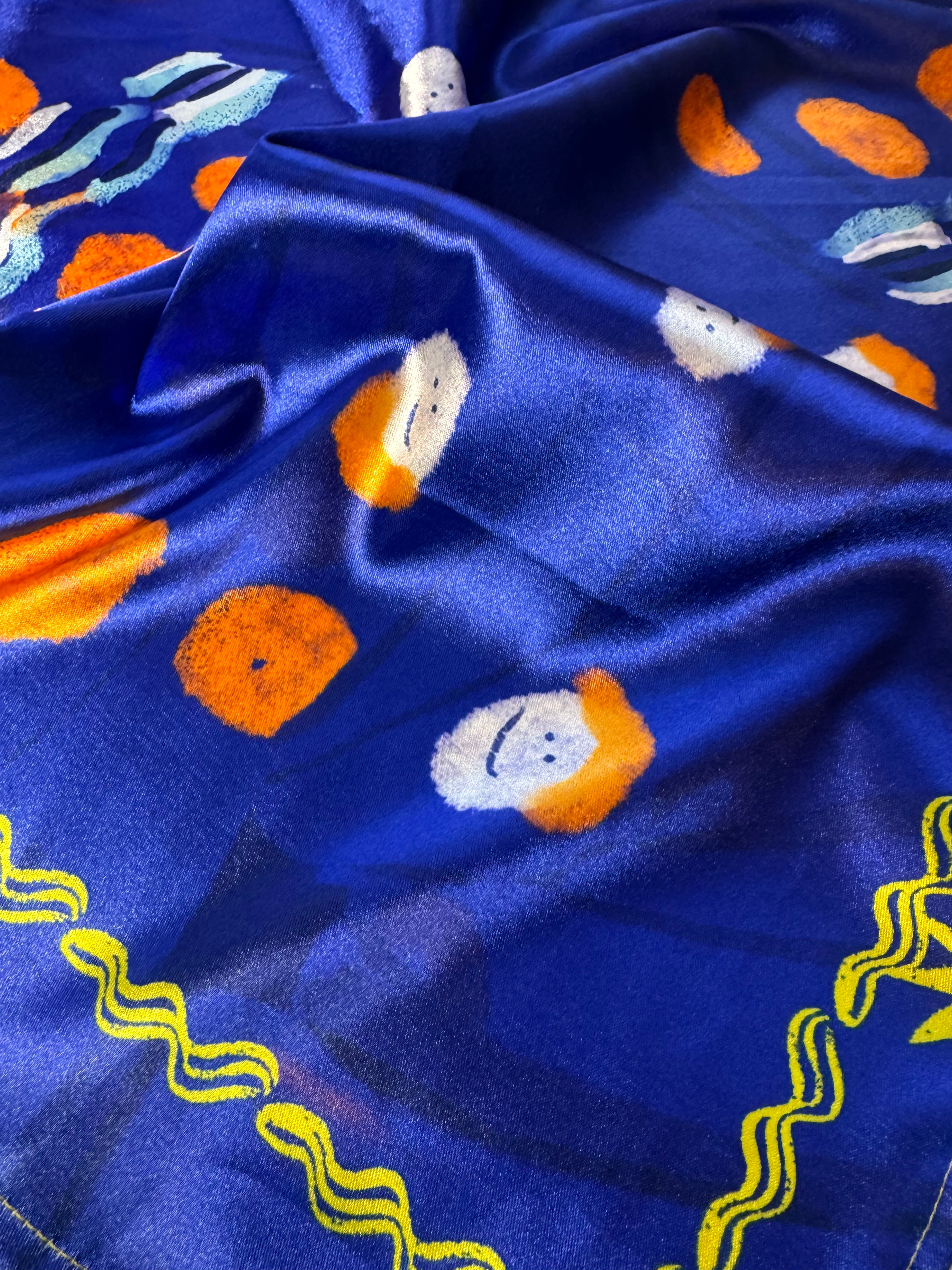 Butterfly zoom Scarf (without ribbon ties)