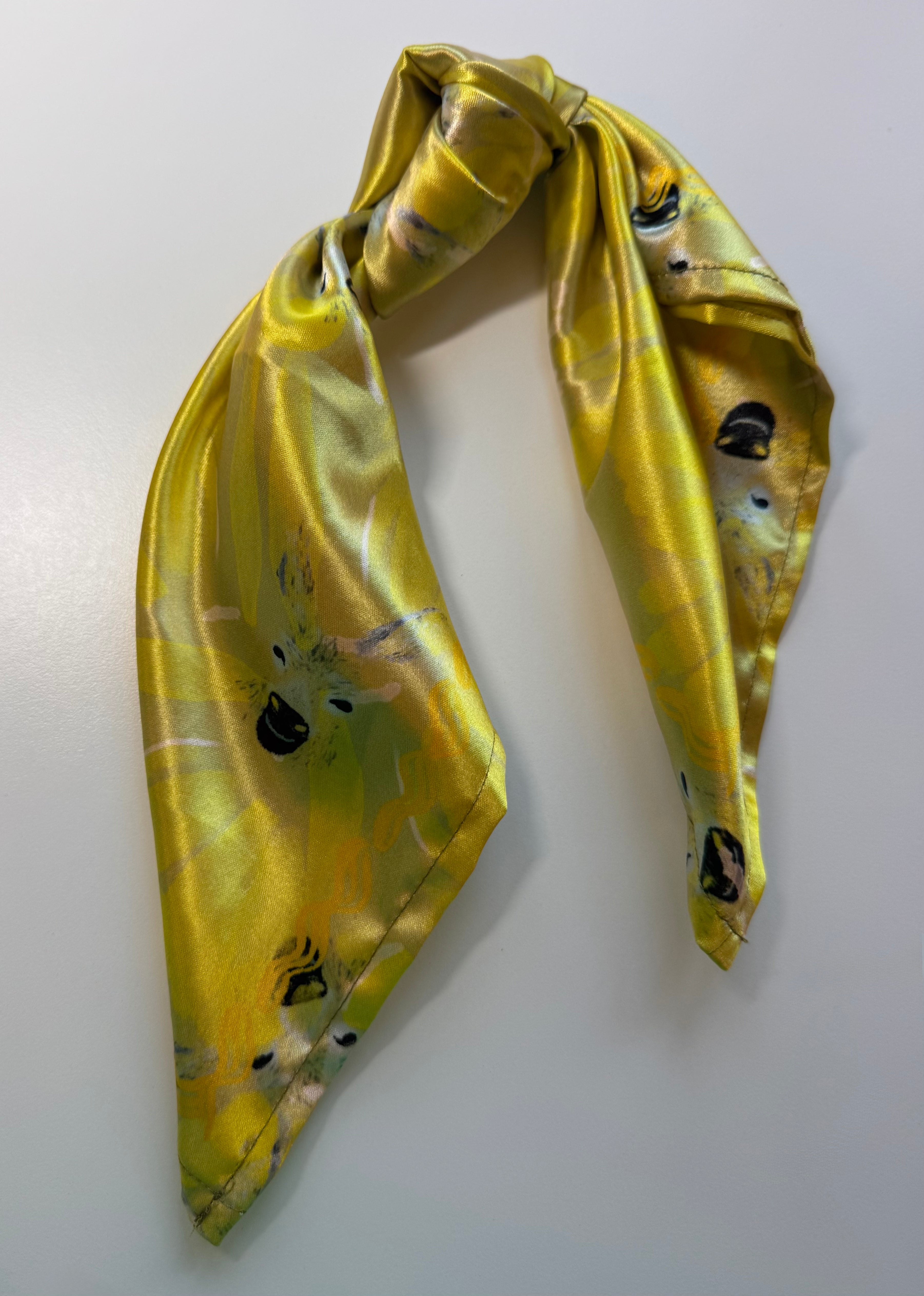 A donkey butterfly Scarf (without ribbon ties)