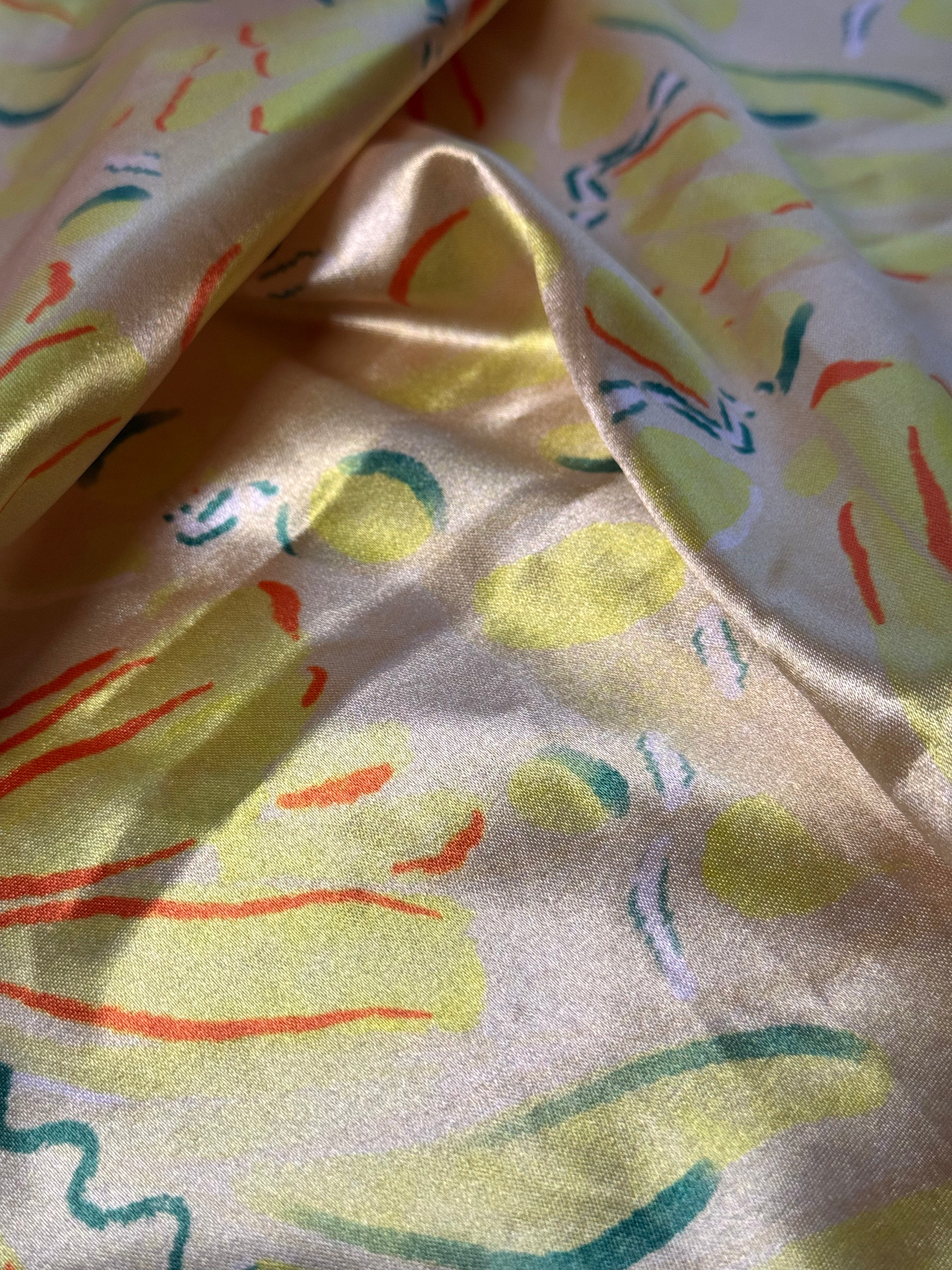 Butterfly skin Scarf (without ribbon ties)