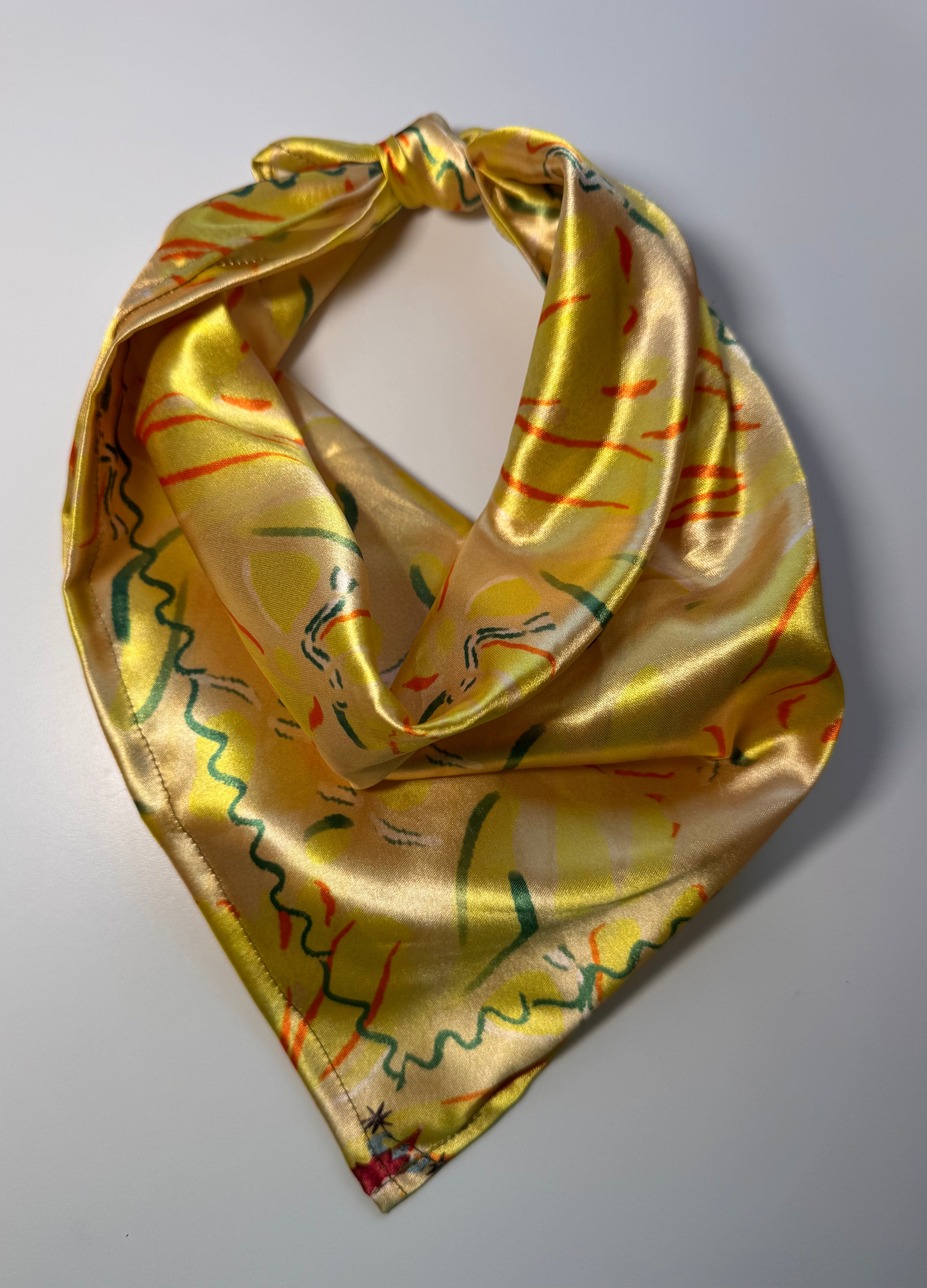 Butterfly skin Scarf (without ribbon ties)