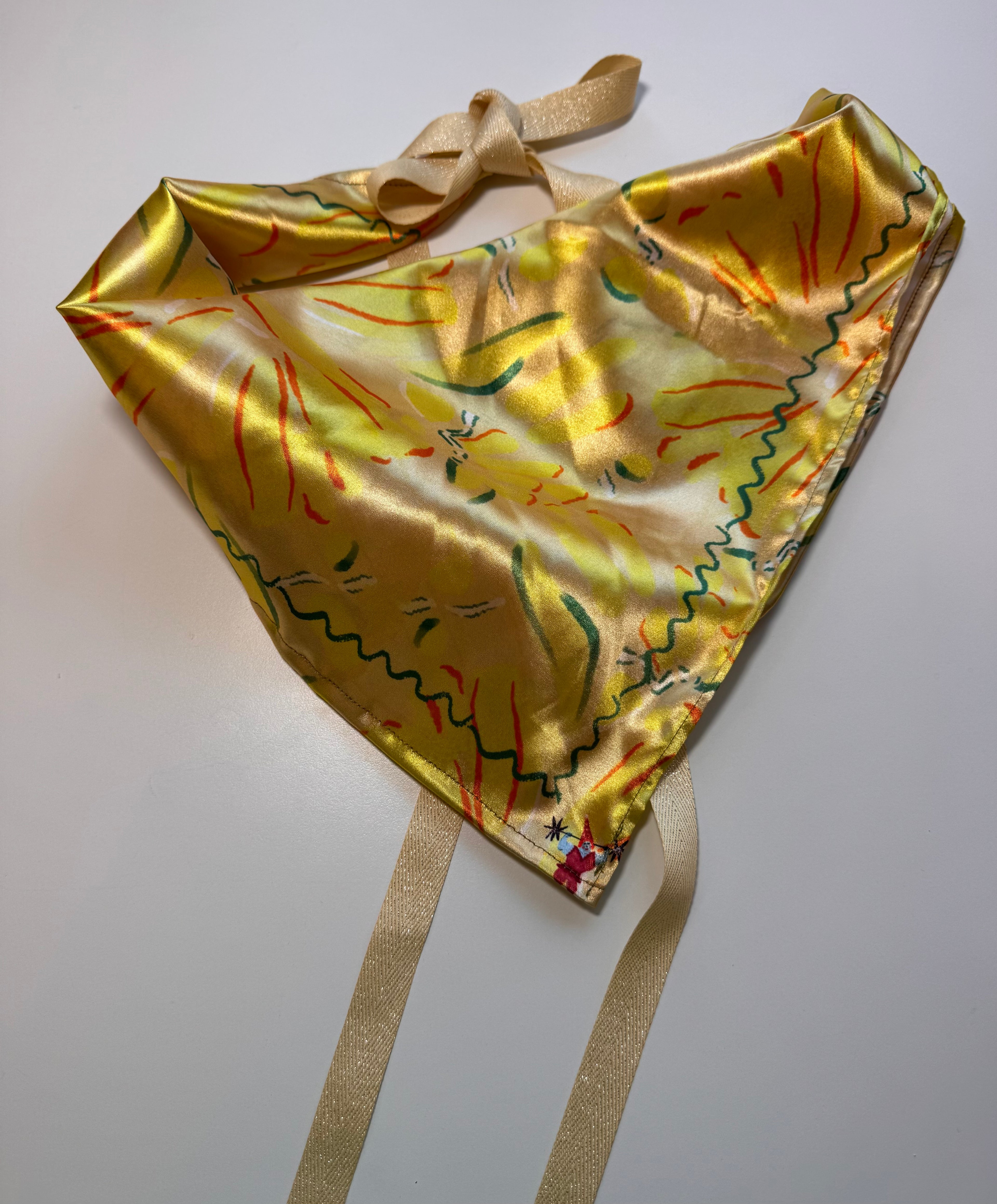 Butterfly skin Scarf with Removable Ribbon ties