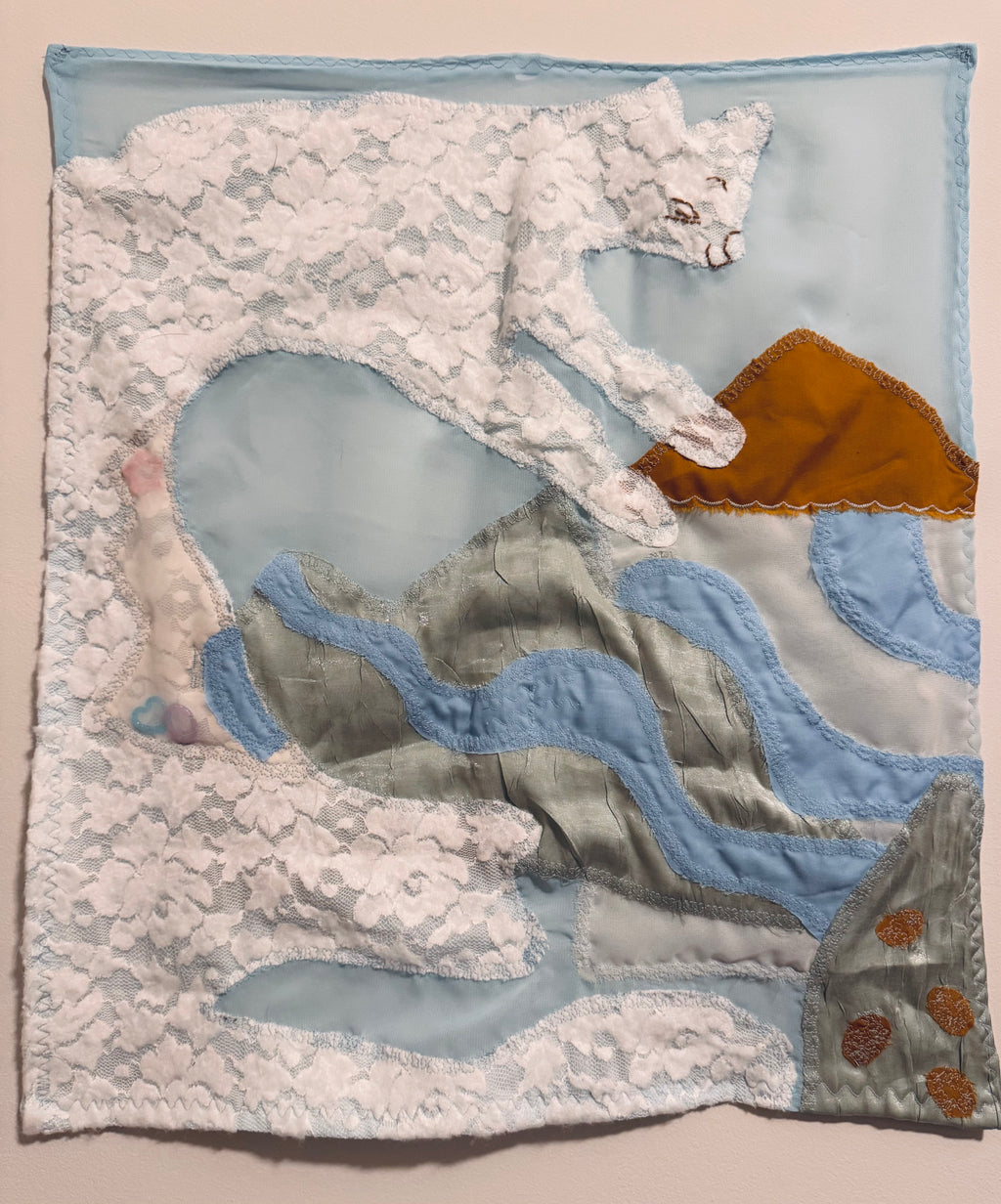 A cat who is a river home