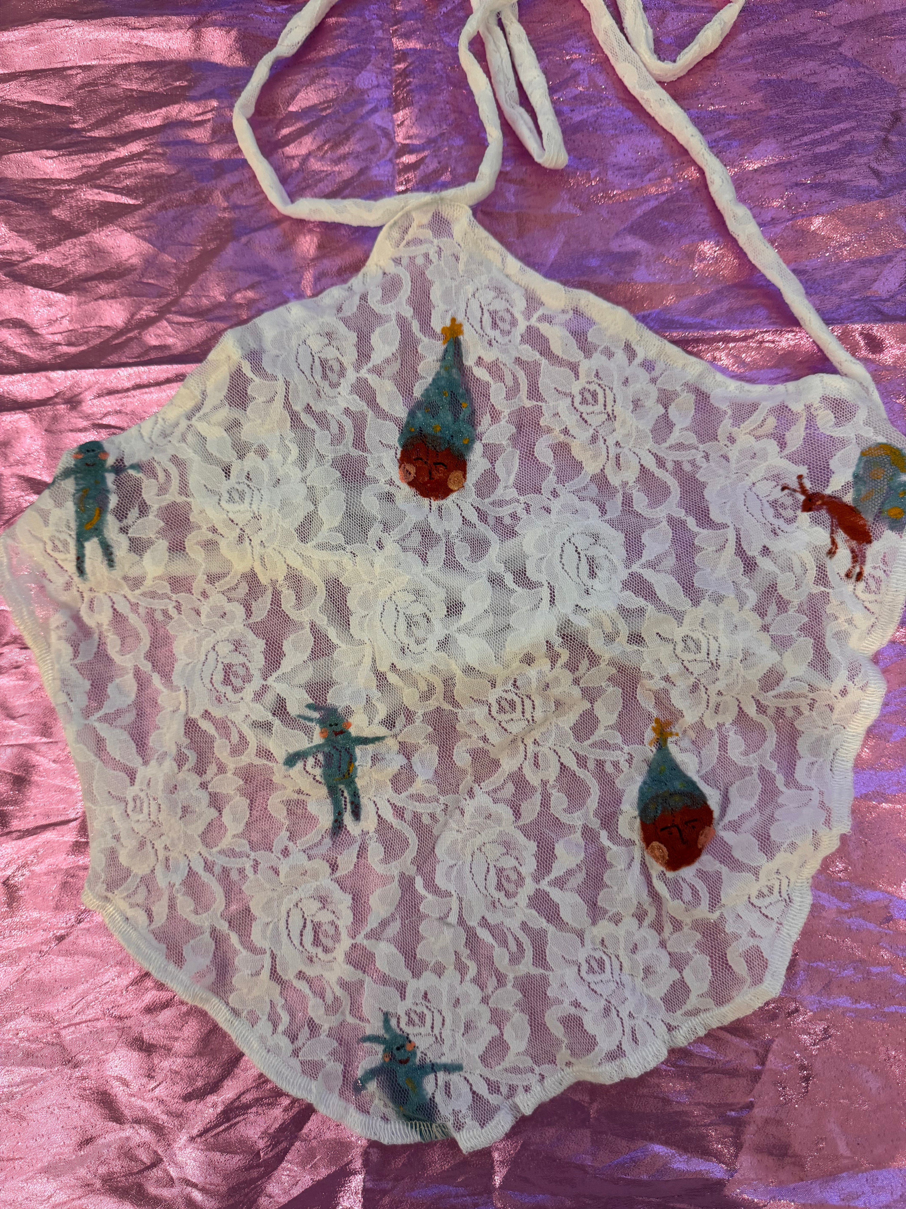 Magic cute monsters. Halter blouse